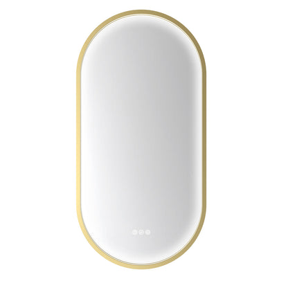 Euro Mirror KÄPSEL Pill Mirror - 500mm x 1000mm - Various Frame Colours