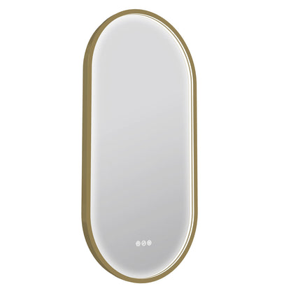 Euro Mirror KÄPSEL Pill Mirror - 500mm x 1000mm - Various Frame Colours