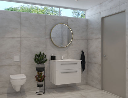 Euro Mirror OLËK Round Mirror - Various Frame Colours & Sizes