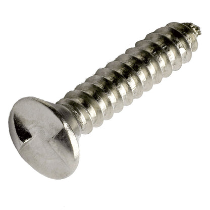 Clutch Head Countersunk Self Tapping Screws 304 SS Box of 100 - Various Gauges and Lengths