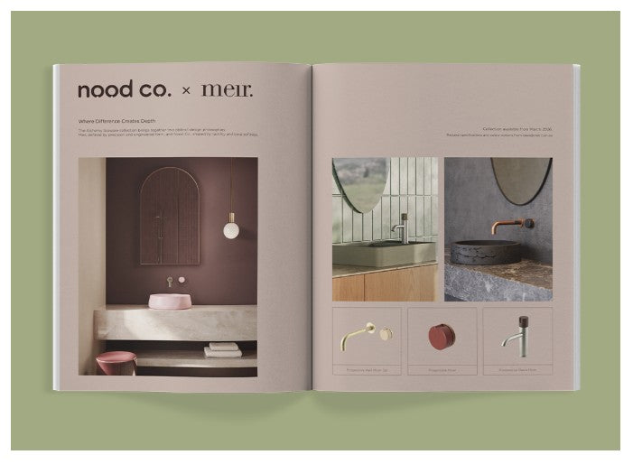 Meir X Nood Co. Alchemy Series Progressive Basin Mixer - Various Colour Finishes