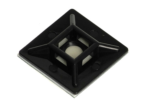 Nylon Cable Tie Mount Black 20mm - pack of 100