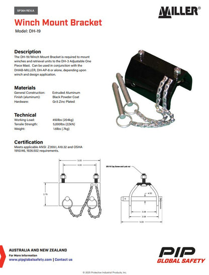 Miller DuraHoist Mount Sleeves, Parts and Accessories