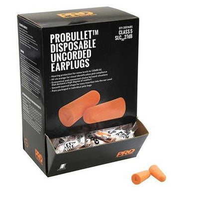 Pro Choice ProBullet Disposable Corded and Uncorded Earplugs - Various Pack Quantities