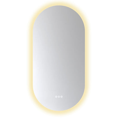Euro Mirror KÄPSEL Pill Mirror - 500mm x 1000mm - Various Frame Colours