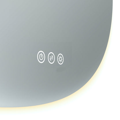 Euro Mirror OLËK Round Mirror - Various Frame Colours & Sizes