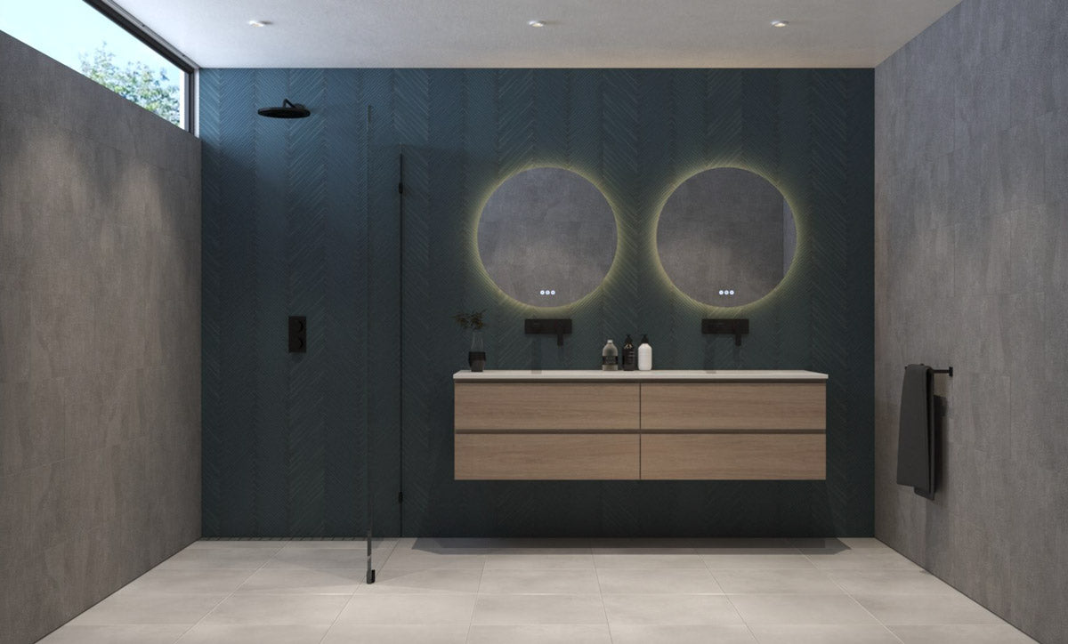 Euro Mirror OLËK Round Mirror - Various Frame Colours & Sizes