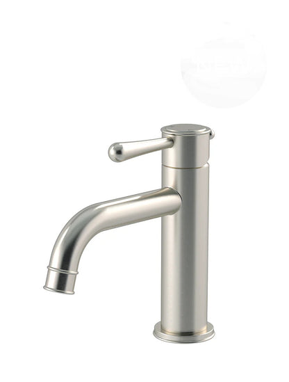 Meir Harrington Brushed Nickel Short Basin Mixer