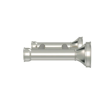 Meir Harrington Brushed Nickel Double Towel Rail