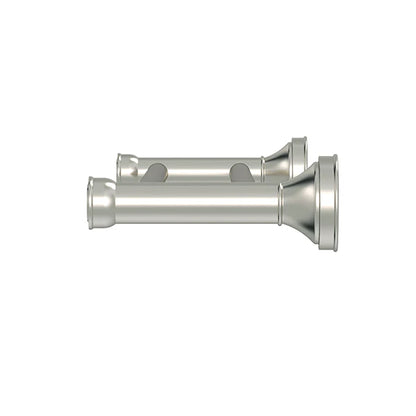 Meir Harrington Brushed Nickel Double Towel Rail