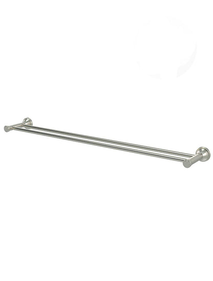 Meir Harrington Brushed Nickel Double Towel Rail