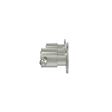 Meir Harrington Brushed Nickel Quarter Turn Wall Tap Set