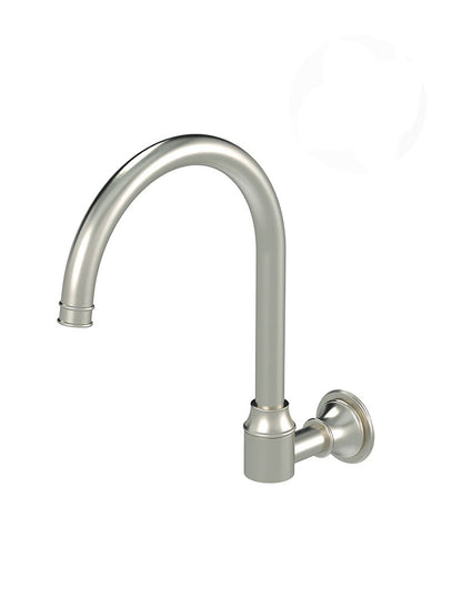 Meir Harrington Brushed Nickel Wall Mount Swivel Spout