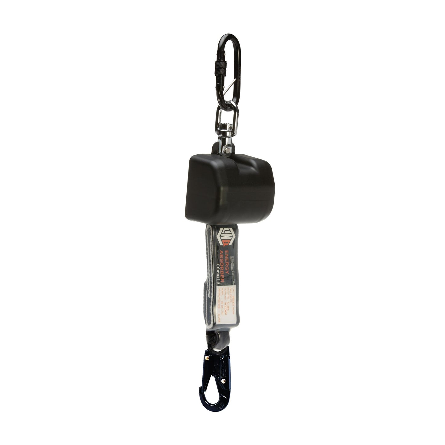 Linq Self Retracting 2.5m Webbing Lanyard with Hardware options