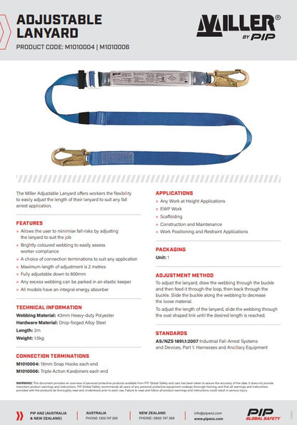 Miller Adjustable Lanyards