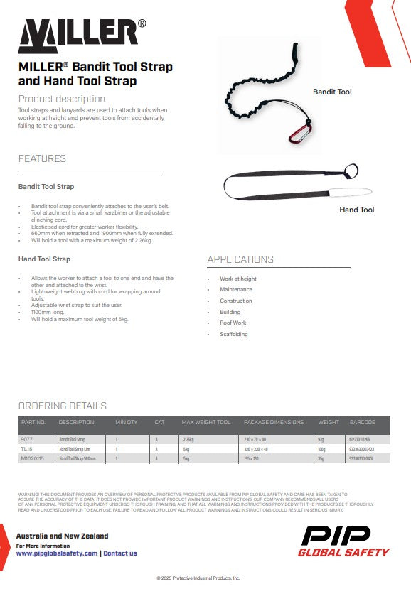 Miller Rescue System Parts and Accessories
