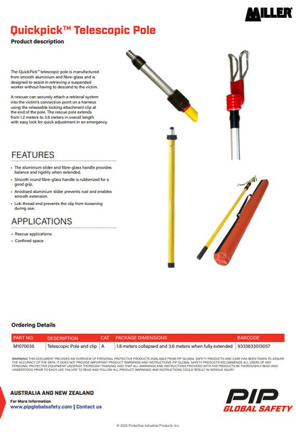 Miller SafEscape Rescue Systems and Accessories