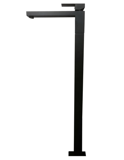 Meir Matte Black Square Freestanding Bath Mixer Tap