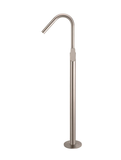 Meir Round Free Standing Bath Spout and Hand Shower Paddle Handle - Various Colour Finishes