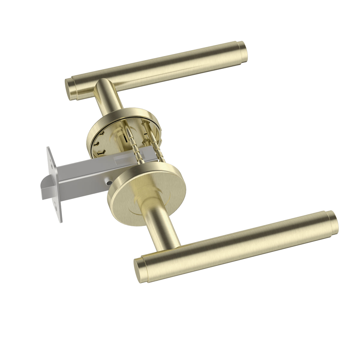 Meir Oppen Brushed Passage Lever Door Handles - various colour finishes