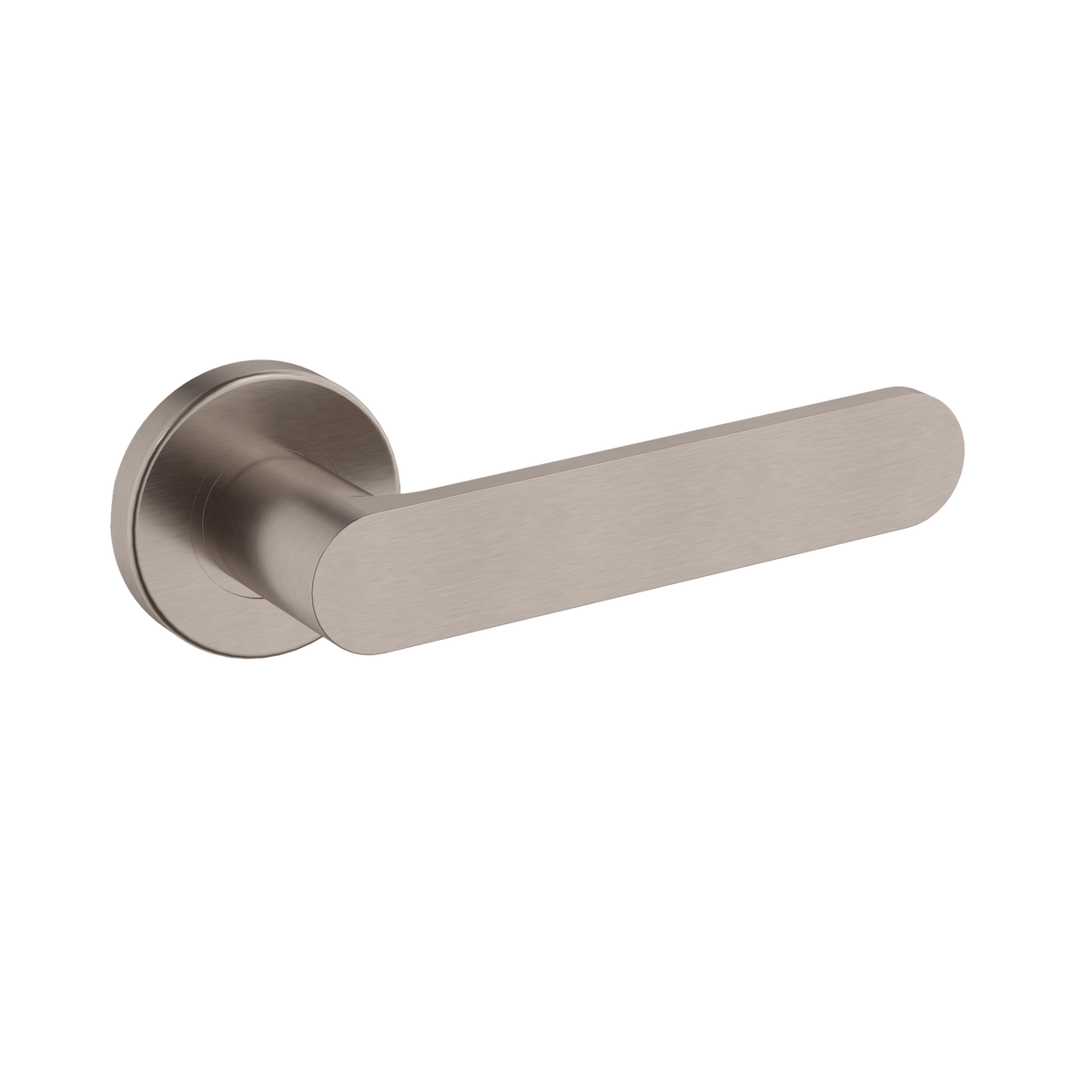 Meir Curvae Flat Passage Lever Door Handles - various colour finishes