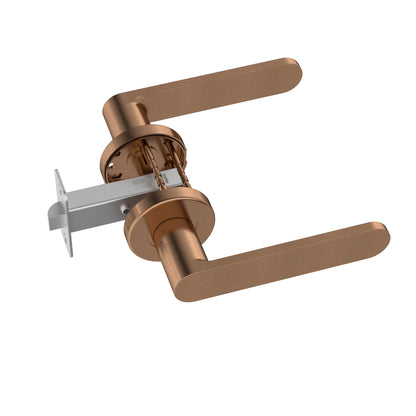 Meir Curvae Flat Passage Lever Door Handles - various colour finishes