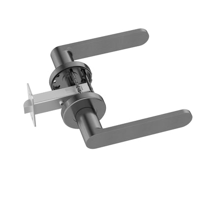 Meir Curvae Flat Passage Lever Door Handles - various colour finishes