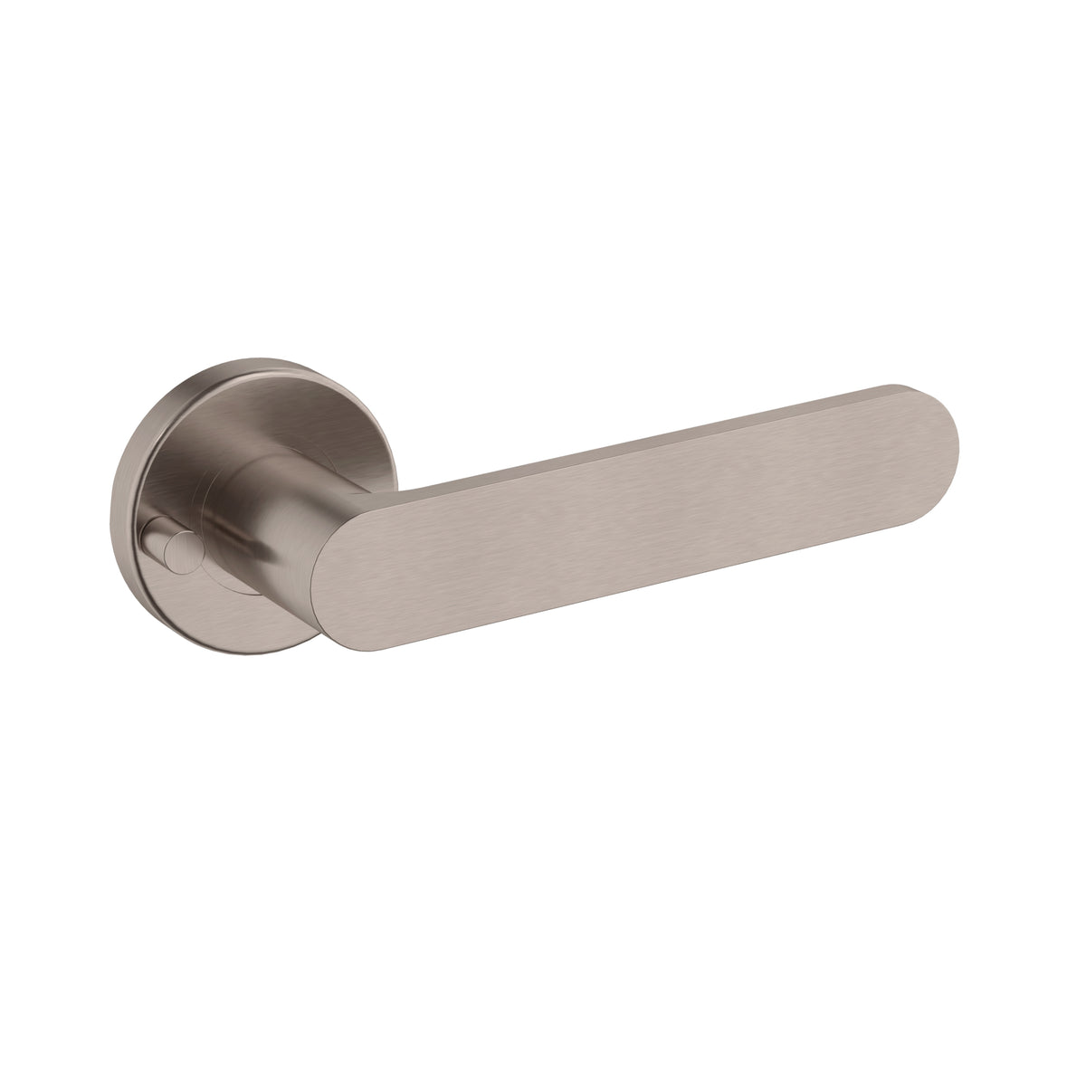 Meir Curvae Flat Privacy Lever Door Handles - various colour finishes