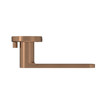 Meir Curvae Flat Privacy Lever Door Handles - various colour finishes