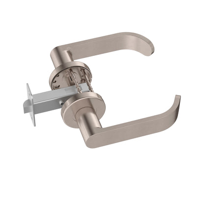 Meir Curvae Return Passage Lever Door Handles - various colour finishes