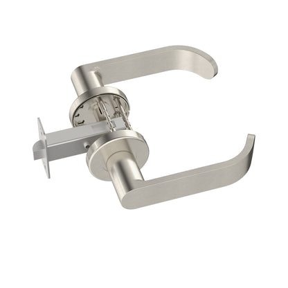 Meir Curvae Return Passage Lever Door Handles - various colour finishes