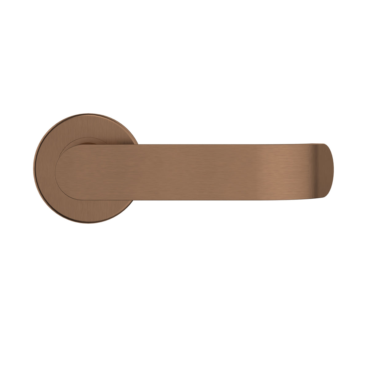 Meir Curvae Return Passage Lever Door Handles - various colour finishes