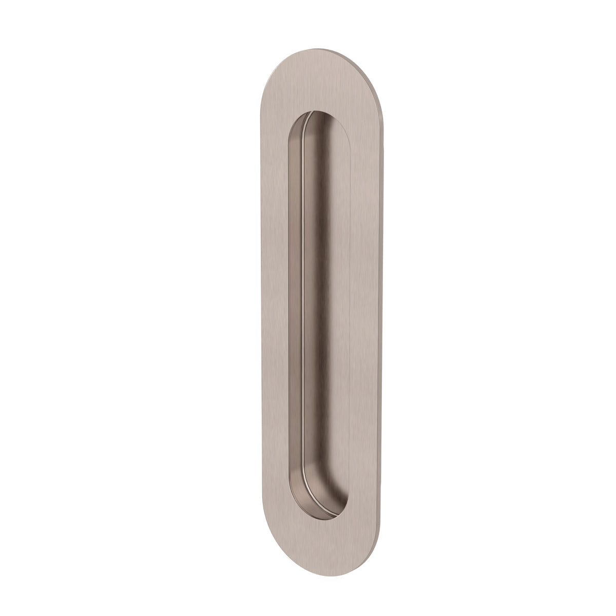Meir Curvae Oval Flush Passage Pull Handle - various colour finishes