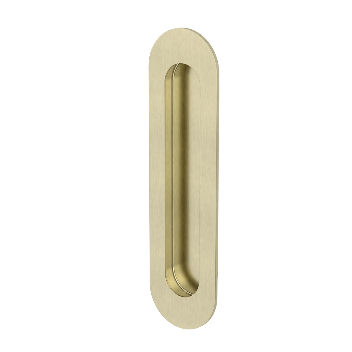 Meir Curvae Oval Flush Passage Pull Handle - various colour finishes
