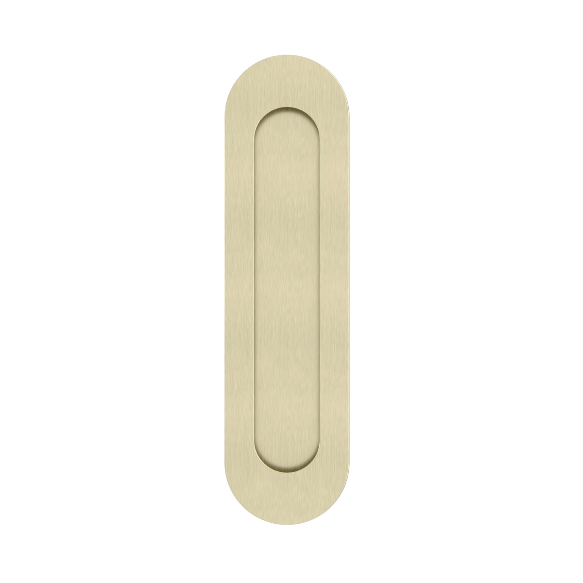 Meir Curvae Oval Flush Passage Pull Handle - various colour finishes