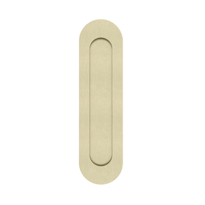 Meir Curvae Oval Flush Passage Pull Handle - various colour finishes