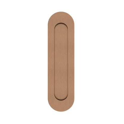 Meir Curvae Oval Flush Passage Pull Handle - various colour finishes