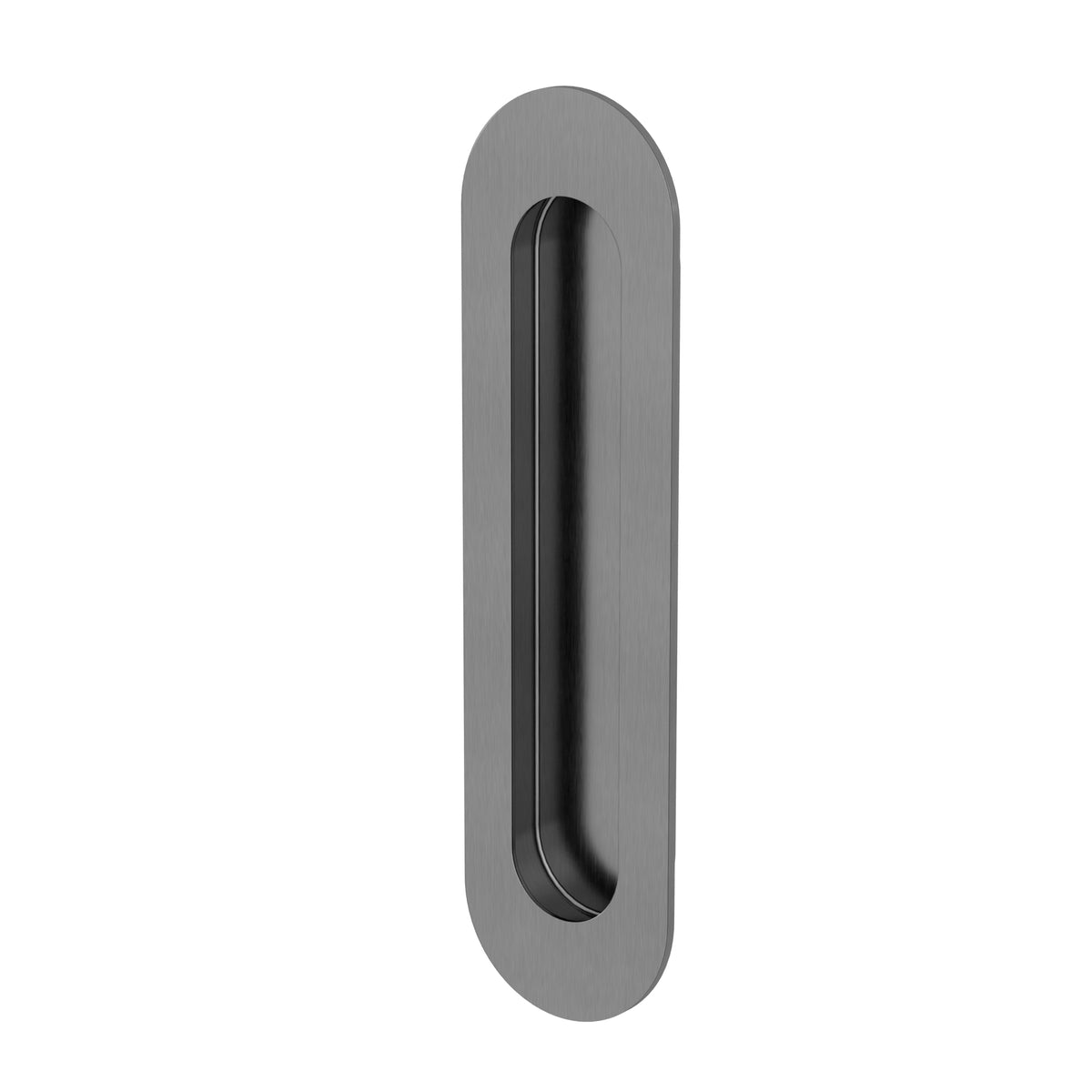 Meir Curvae Oval Flush Passage Pull Handle - various colour finishes