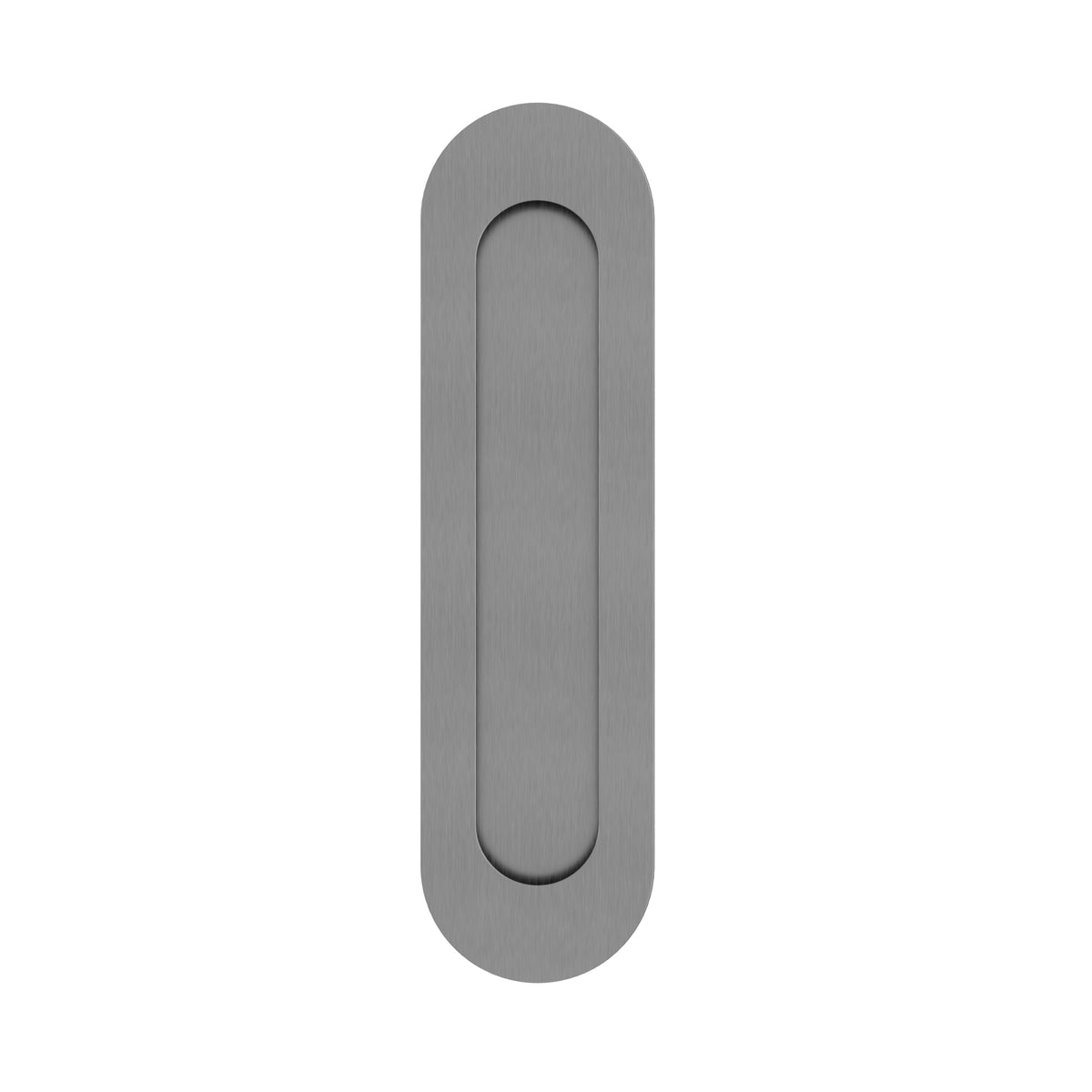 Meir Curvae Oval Flush Passage Pull Handle - various colour finishes
