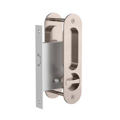 Meir Curvae Oval Flush Privacy Pull Handle - various colour finishes