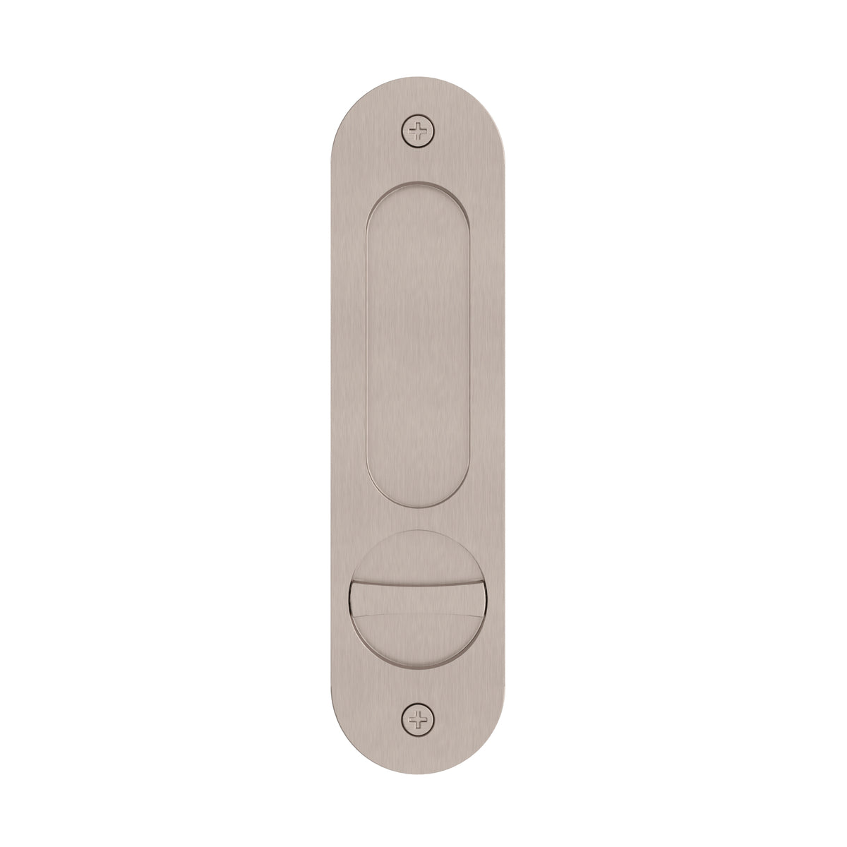 Meir Curvae Oval Flush Privacy Pull Handle - various colour finishes