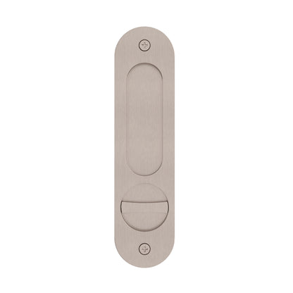 Meir Curvae Oval Flush Privacy Pull Handle - various colour finishes