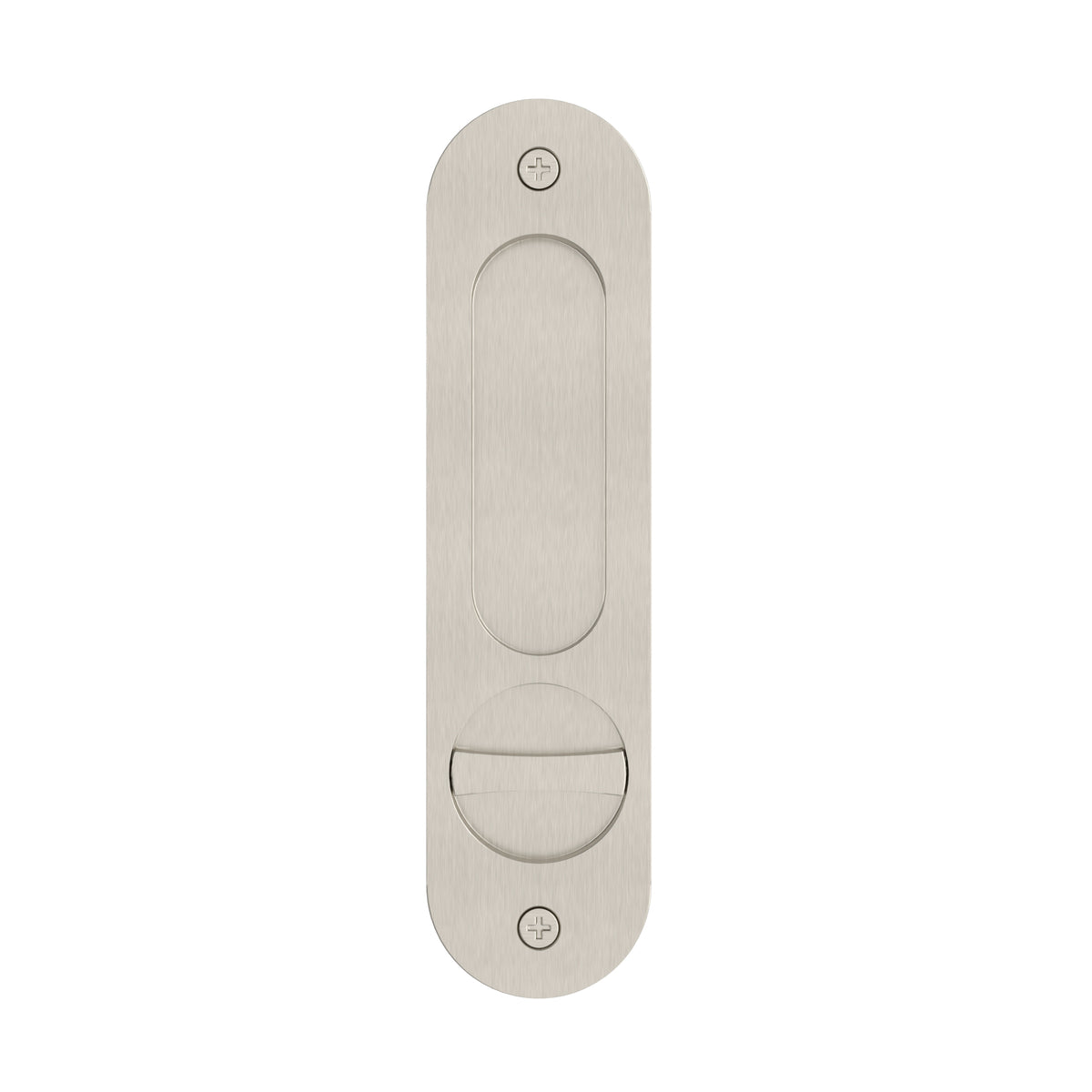Meir Curvae Oval Flush Privacy Pull Handle - various colour finishes