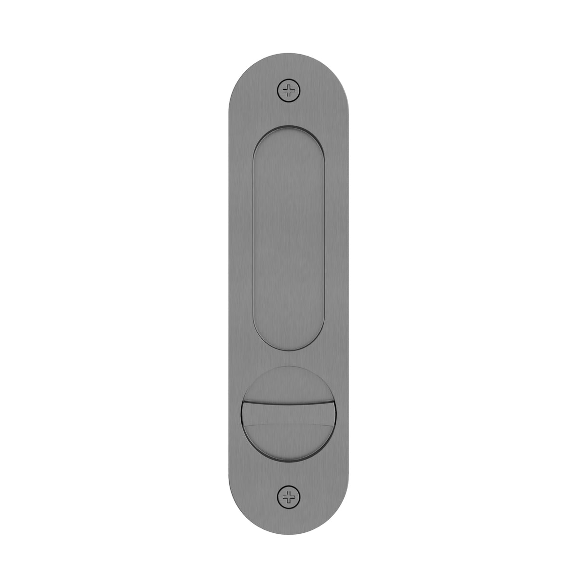 Meir Curvae Oval Flush Privacy Pull Handle - various colour finishes