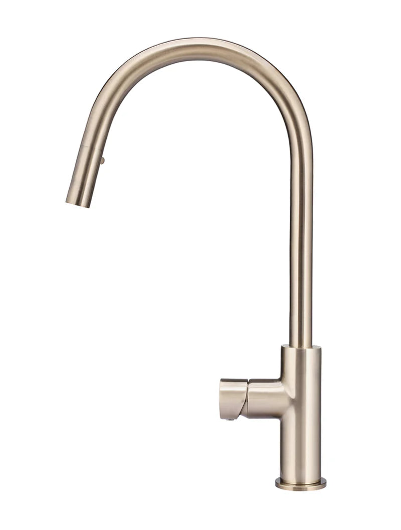 Meir Piccola Pinless Handle Pull-Out Kitchen Mixer Tap - Various Colour Finishes