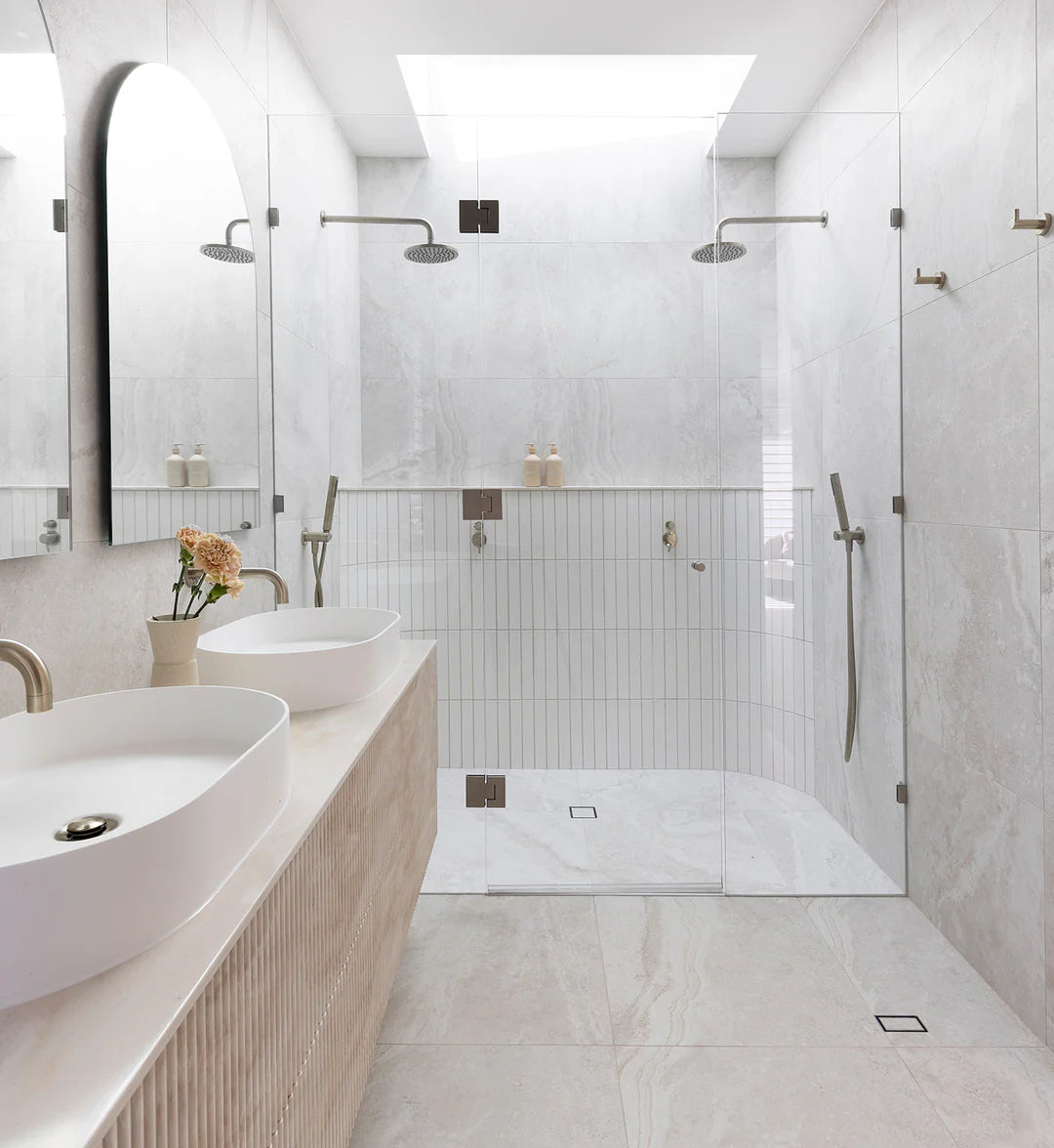 Meir Shower Waste with Tile Insert - Various Colour Finishes