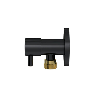Meir Round Mini Stop Cistern Tap with or without Backplate - Various Colour Finishes