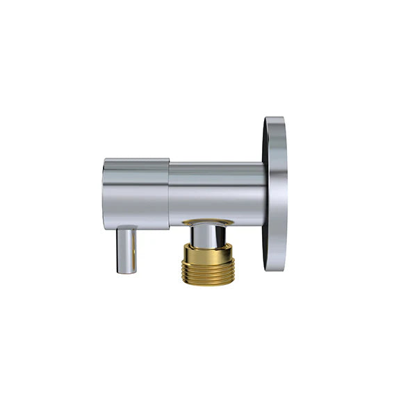 Meir Round Mini Stop Cistern Tap with or without Backplate - Various Colour Finishes