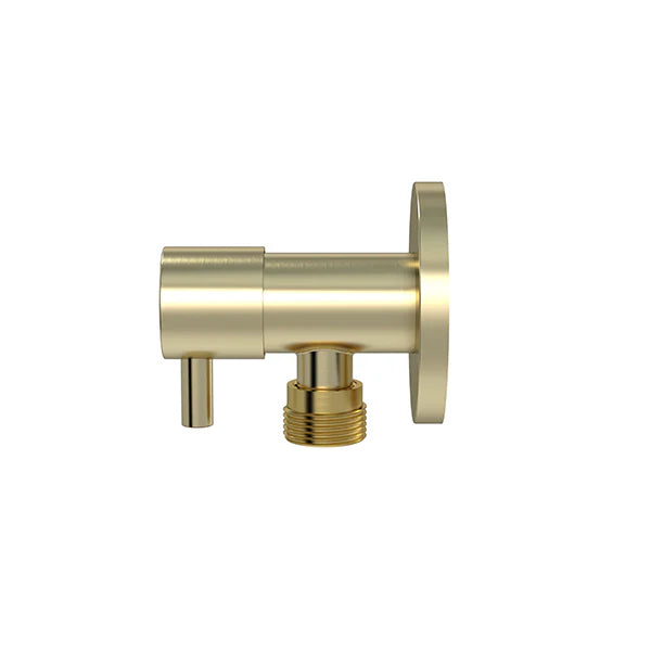Meir Round Mini Stop Cistern Tap with or without Backplate - Various Colour Finishes