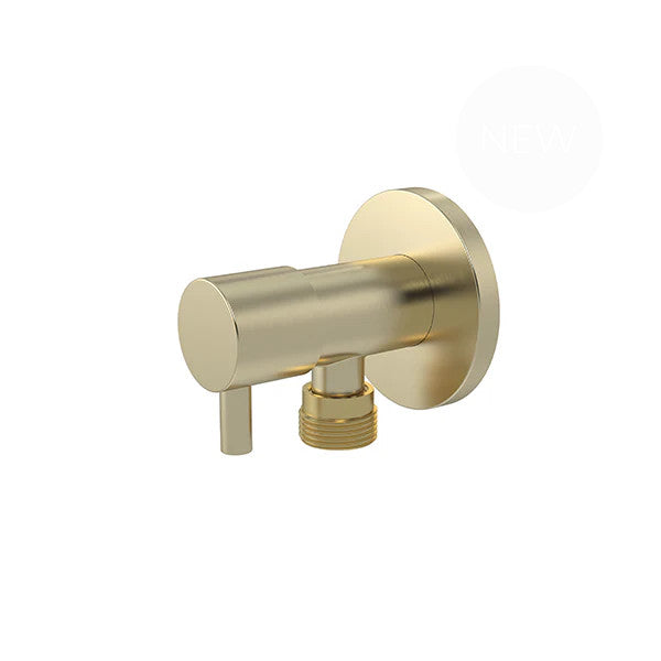 Meir Round Mini Stop Cistern Tap with or without Backplate - Various Colour Finishes